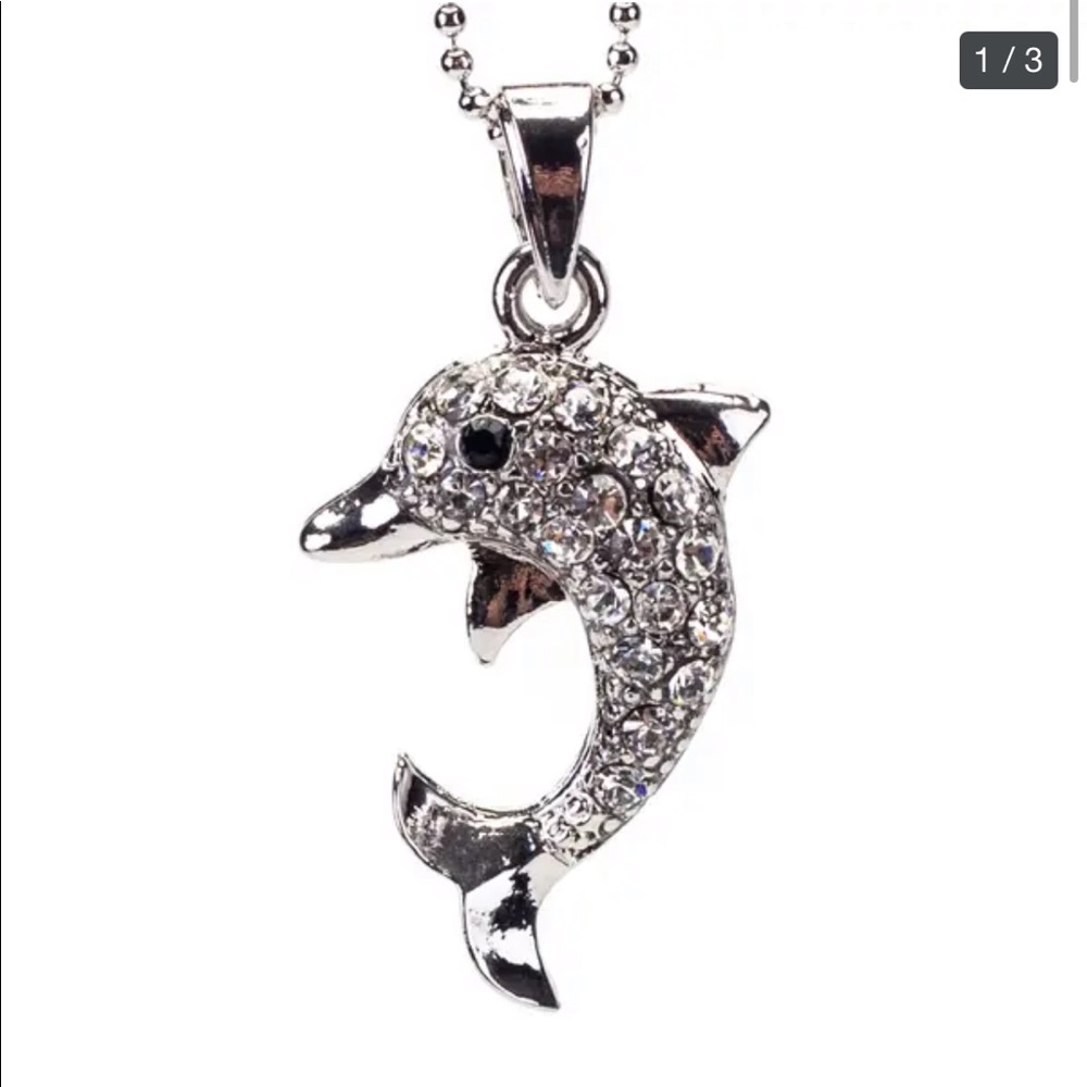 Dolphin Necklace | Silver |